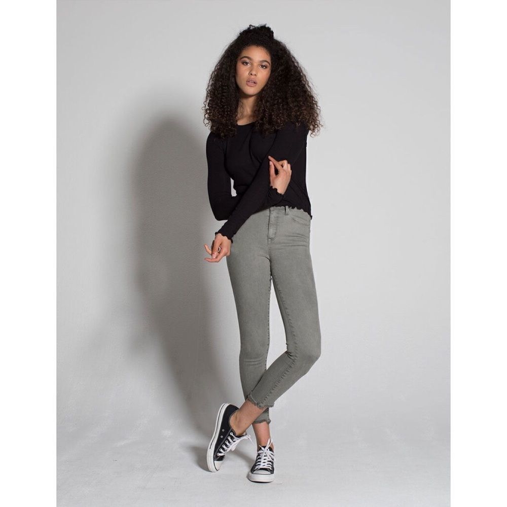 RSQ | Cali High Rise Jeans in Olive Green, Size 27